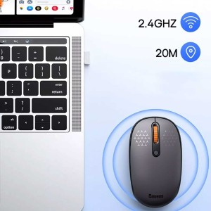 ماوس سایلنت بی سیم باسئوس F01B مدل B01055503833 F01B